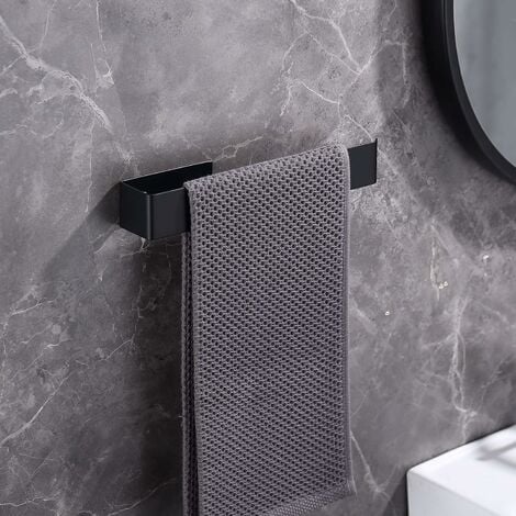 Porta asciugamani da parete in acciaio inossidabile auto adesivo 40 cm per  bagno