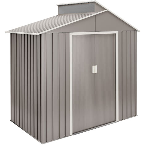 Casetta da giardino in metallo Wasabi 2,84m2 Nuuk - 10 anni di garanzia - 220x129x214cm. Capanno da giardino