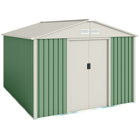 Casette da giardino in metallo Wasabi 7,86m2 Galliv 7,86m2 - 10 anni di garanzia - 261x301x198cm. Capanno da giardino