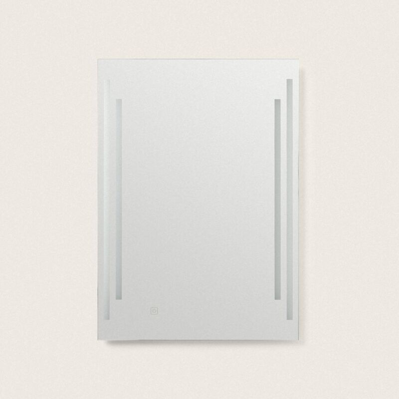 Miroir Salle de Bain avec Éclairage LED et Anti-Buée 70x50 cm Taif  Sélectionnable (Chaud-Neutre-Froid) 120º
