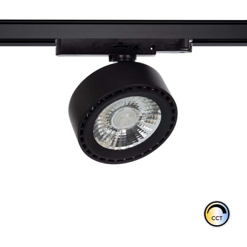 Spot LED New Mallet Dimmable 20W Blanc No Flicker (UGR 15) pour Rail  Triphasé (3 Allumages) - Ledkia