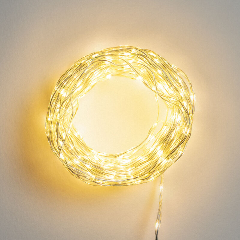 Guirlande exterieure 600 Led blanc chaud 15 m - Jaune - Kiabi - 32.84€