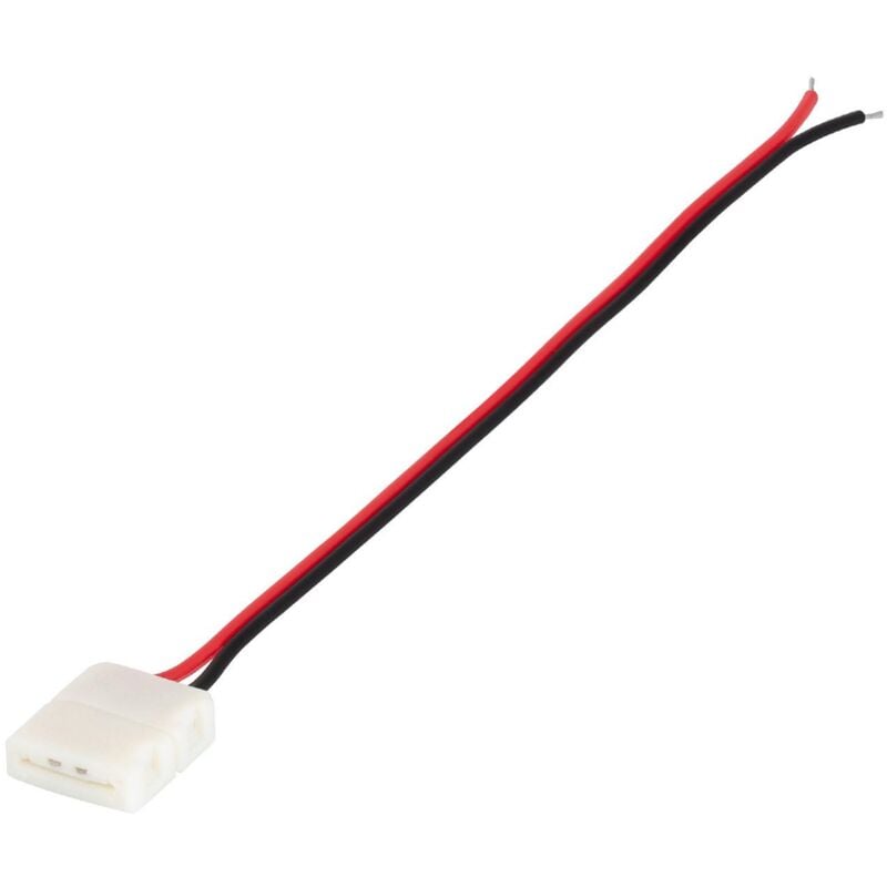 2x connecteur rapide câblé double monochrome pour ruban LED