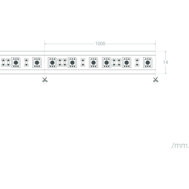 Câble Correcteur Courant IP65 Ruban LED 220V AC