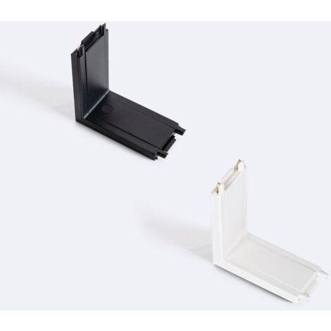 Connecteur Type L Vertical pour Rail Magnétique SuperSlim 25mm En Saillie 48V Blanc (1/3)