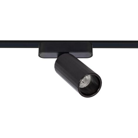 Spot LED sur Rail Magnétique 25mm Extra-Plat 12W Atenas 48V Noir 3000K Blanc chaud (1/5)