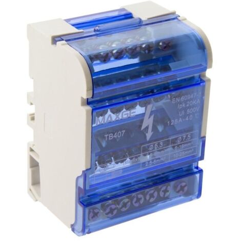 Répartiteur modulaire 4P 125A MAXGE 4x15 (1/5)