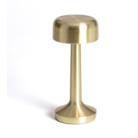 Lampe à Poser LED Portative Extérieure 3W Ciara avec Batterie Rechargeable USB  Doré (1/5)