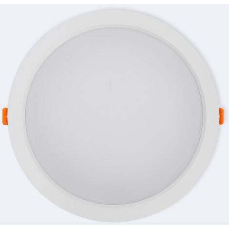 Downlight LED Aero 30W 4000K – 130 Lm/W – Microprismatique – Coupe Ø 200 Mm – Éclairage Commercial Pro