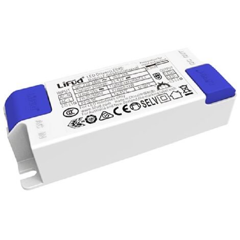Ledkia – Driver LED LIFUD 220-240V – Sortie multi-tension 25-42V – Courant 900mA – Puissance 38W pour applications variées - LF-GIR040YM