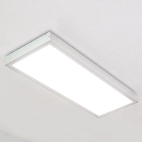 Kit en Saillie pour Panneaux LED  120x30cm Blanc