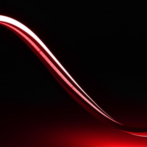 Ruban LED Néon 48V Rouge 8W/m Coupe 5cm IP65 NFLEX6 Sur mesure 1 m