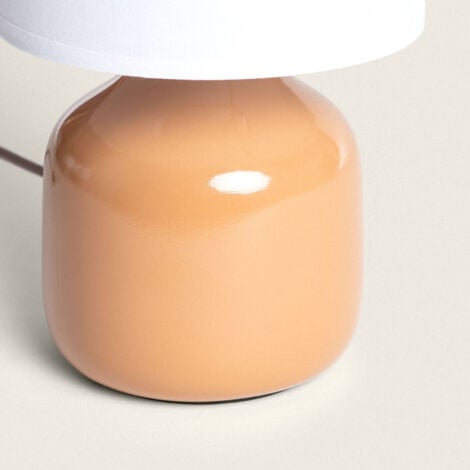 Lampe à Poser Céramique Maya Orange