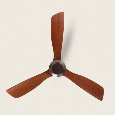 Ventilateur de plafond, 132 cm, 33W, avec LED lumière, télécommande, 6