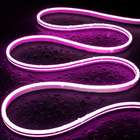 Gaine LED Néon 24V DC NFLEX6 IP65 FreeCut sur Mesure Rose 10 m (1/5)