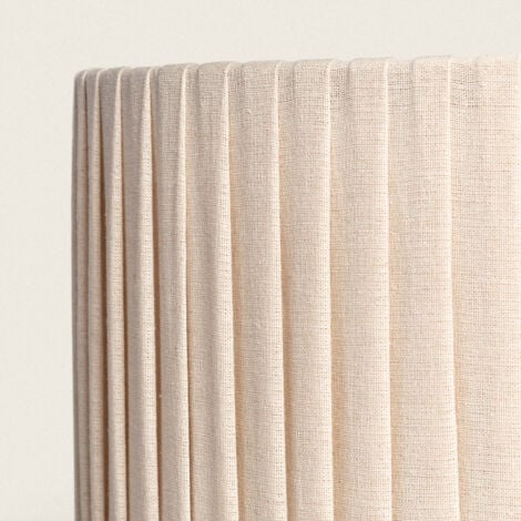 Abat-jour Lampe Lin Petrina Beige