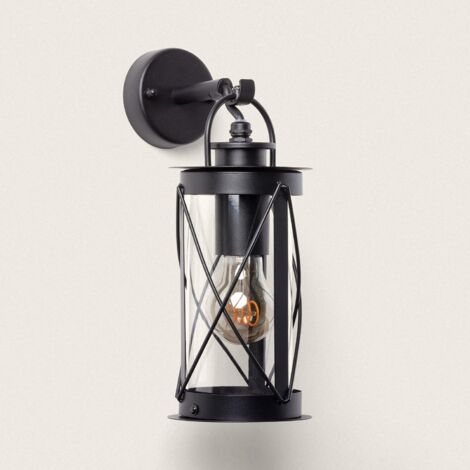 Lampe Murale Extérieure Acier Inoxydable Gedja Noir (1/5)