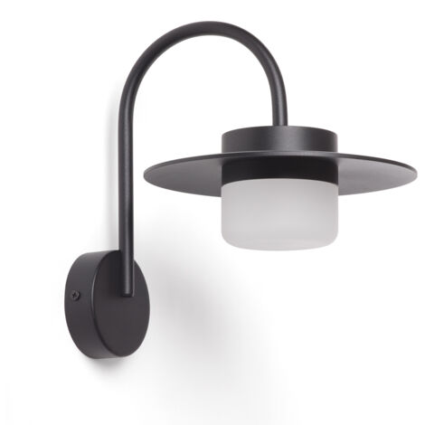 Applique Murale LED 5W Extérieure Aluminium Ziapka Noir (1/4)