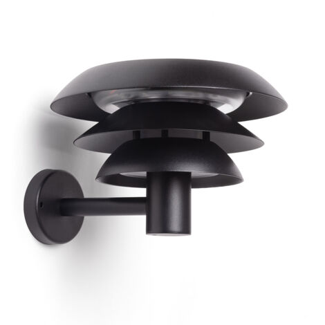 Applique Murale Extérieure Solaire LED 1.5W Aluminium Biel Noir (1/5)