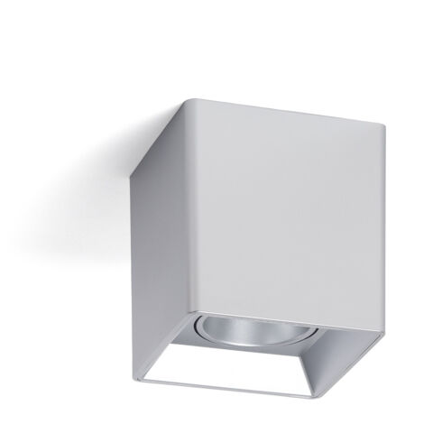 Plafonnier Blanc Jaspe Argent (1/4)