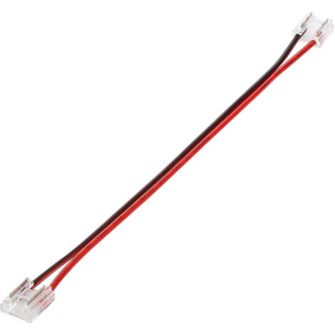 Connecteur HIPPO Double avec Câble pour Ruban LED 24V DC SMD IP20 Largeur 10mm Monochrome IC 4 PIN 10 mm
