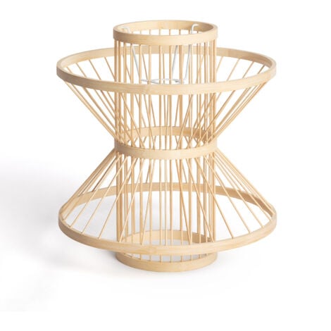 Atmosphera Créateur D'intérieur - Lampe Suspension Déco "Tery" 57cm Naturel - Achat & Prix