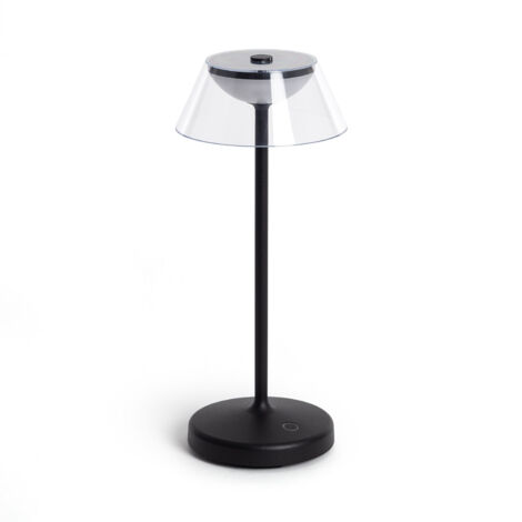 Lampe à Poser LED 6W Portable avec Batterie USB Rechargeable Dipley Noir (1/5)
