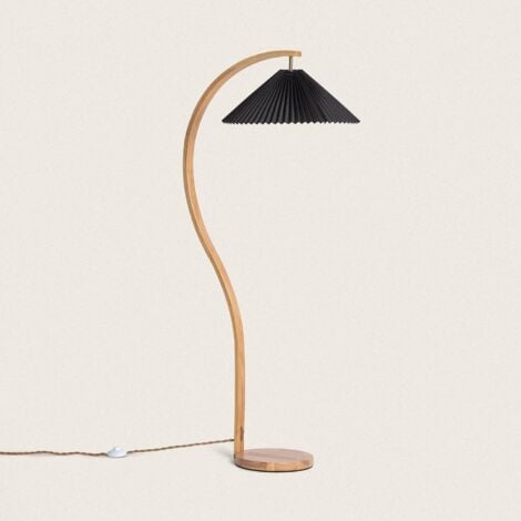 Lampadaire Bois Luanda Noir
