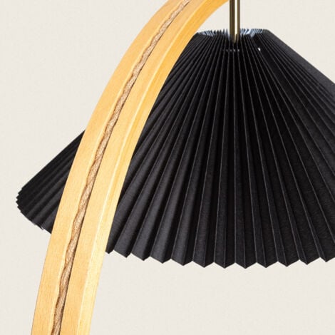 Lampadaire Bois Luanda Noir