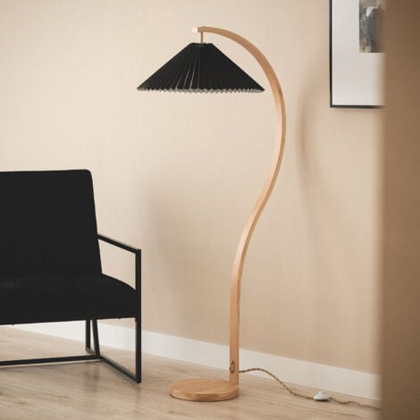Lampadaire Bois Luanda Noir