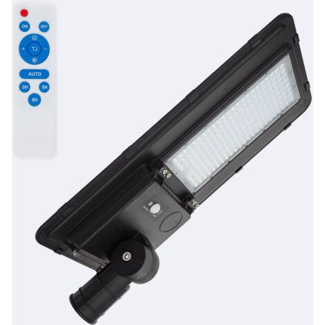 Lampadaire LED Solaire 10200 lm 170 lm/W Sinaí avec MPPT et Détecteur de Mouvement  3000K Blanc chaud