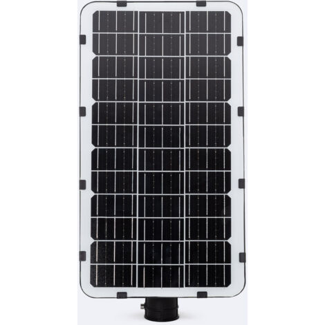 Lampadaire LED Solaire 10200 lm 170 lm/W Sinaí avec MPPT et Détecteur de Mouvement  3000K Blanc chaud
