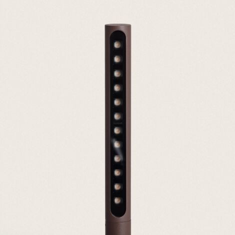 Balise Extérieure LED 9W sur Pied 80cm en Saillie Aidan  Rouille