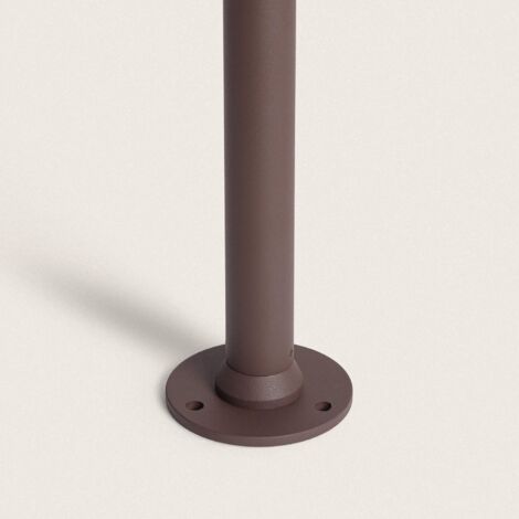 Balise Extérieure LED 9W sur Pied 80cm en Saillie Aidan  Rouille