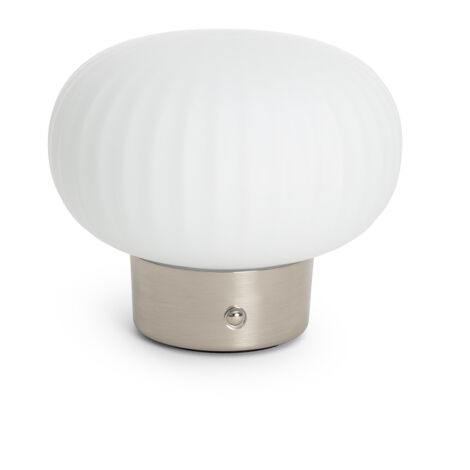 Lampe à Poser LED 2W Portable avec Batterie USB Rechargeable Aluzna Nickel (1/5)