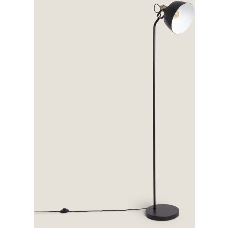 Lampadaire Métal Luise Noir