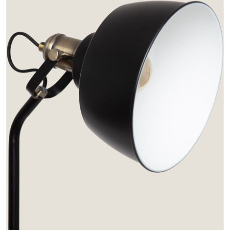Lampadaire Métal Luise Noir