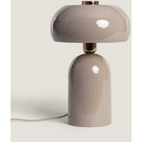 Lampe à Poser Métal Dhanuk Taupe