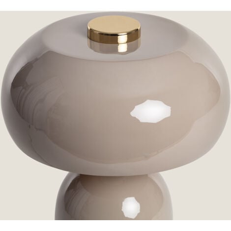 Lampe à Poser Métal Dhanuk Taupe