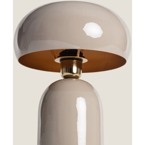 Lampe à Poser Métal Dhanuk Taupe