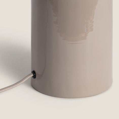 Lampe à Poser Métal Dhanuk Taupe