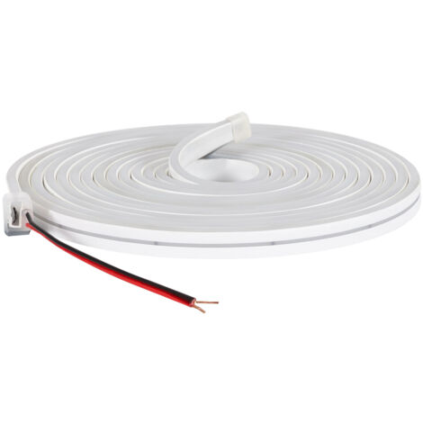 Ruban LED Néon 24V 9.5W/m Coupe 5cm IP65 NFLEX6 Sur mesure Blanc chaud 50 m