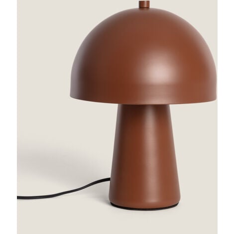 Lampe à poser Métal Quinga Brun