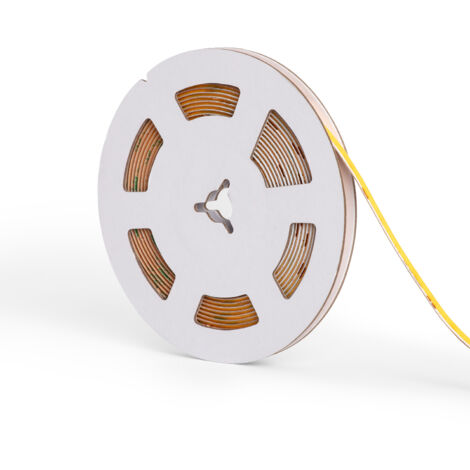 Ruban LED 24V COB 320 LED/m 5m 7W/m 840 lm/m Largeur 5mm Super Étroite Coupe 5 cm IP20 CRI90 4000K Blanc neutre (1/3)