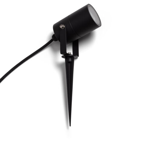 Spot Extérieur GU10 sur Piquet Telaga Noir