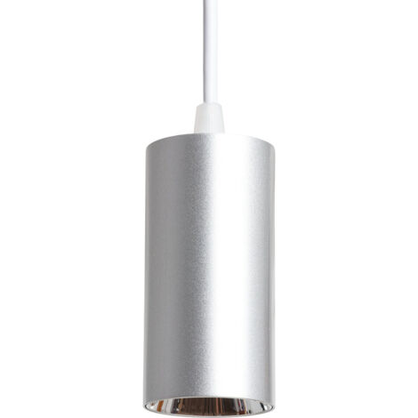 Suspension LED 9W Aluminium Misoh (2700K - 4000K - 6000K) 38º Blanc - Argent CCT (1/5)