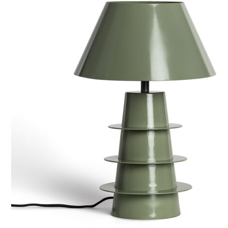 Lampe à Poser Métal Kadrina Vert kaki (1/5)