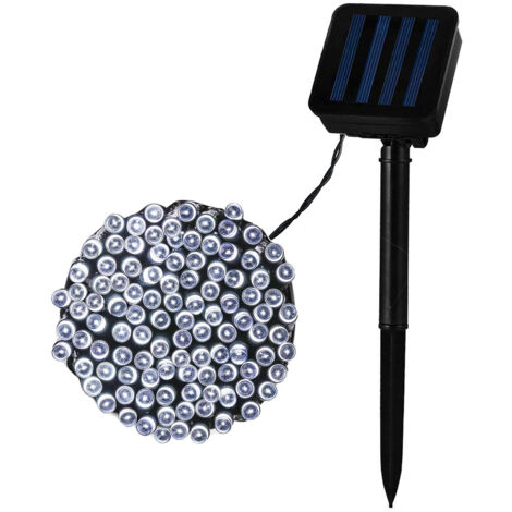 Guirlande LED Extérieure Solaire Câble 22m RGB