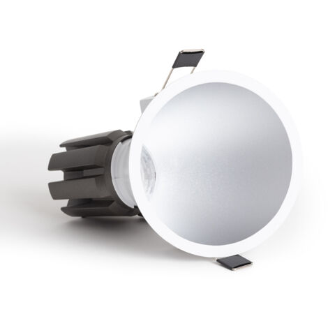 Spot Downlight LED 9W / 12W Conique Inclinaison 20º Areni Coupe Ø 100 mm 2700K Gris Blanc chaud 9 W (1/5)