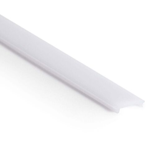 Capot de 10 Mètres pour Profilé en Aluminium Compatible avec Réf. 128679, 128674,128929,129001, 128913, 128923 Blanc translucide